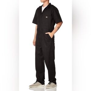 NEW! Dickies Men's Flex Short Sleeve Coverall Size XL Black